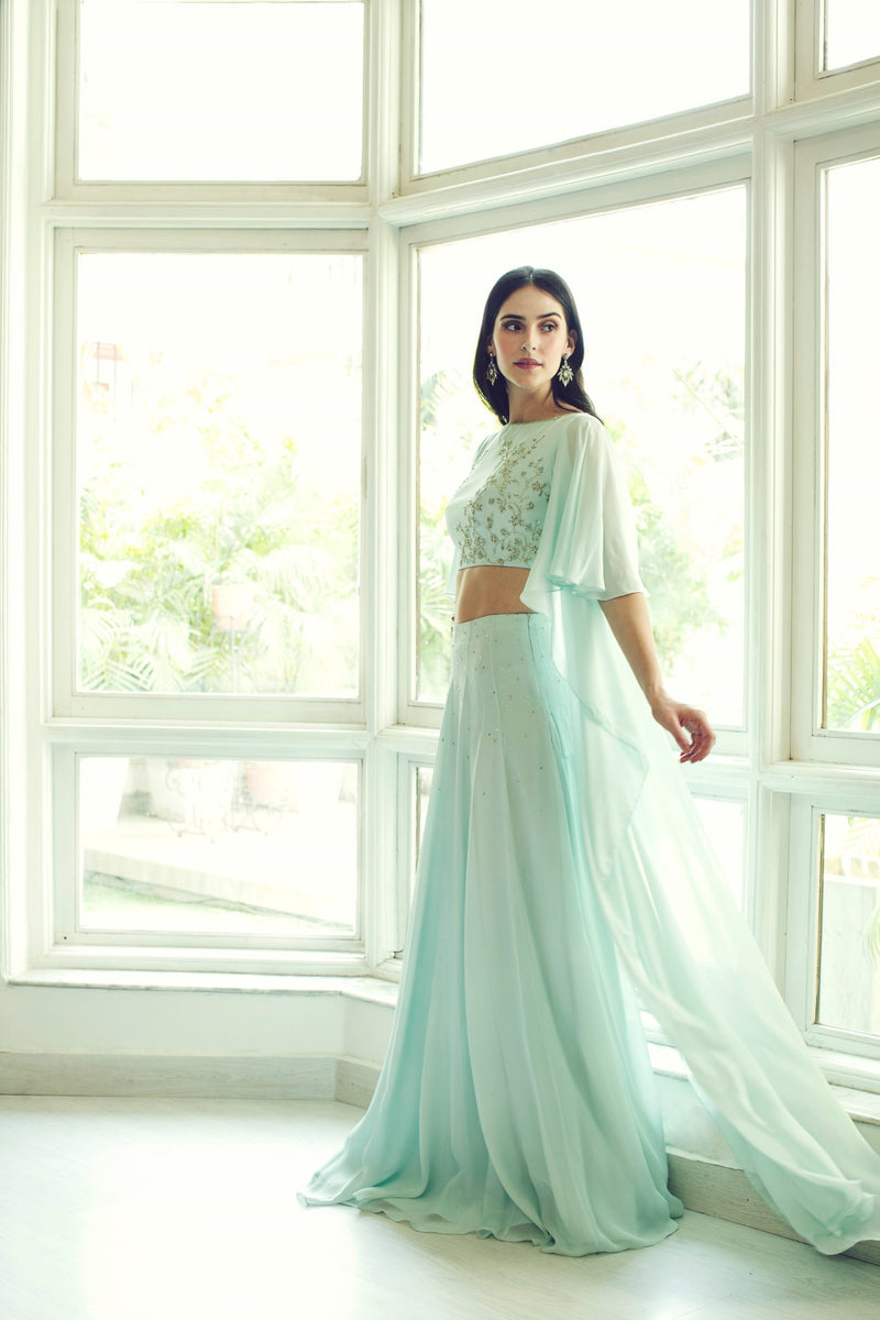 cygne フェザートップス Moni MINT GREEN Osaka Mint Green Luxurious